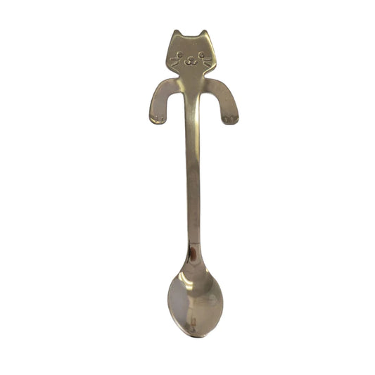 Kitchen Accessory Cat Spoon Silver