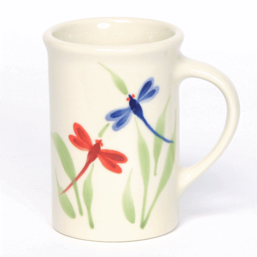 Tea Cup Dragonfly Mug