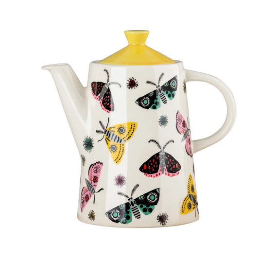 Retro Moths Teapot