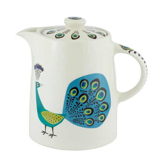 Retro Peacock Teapot