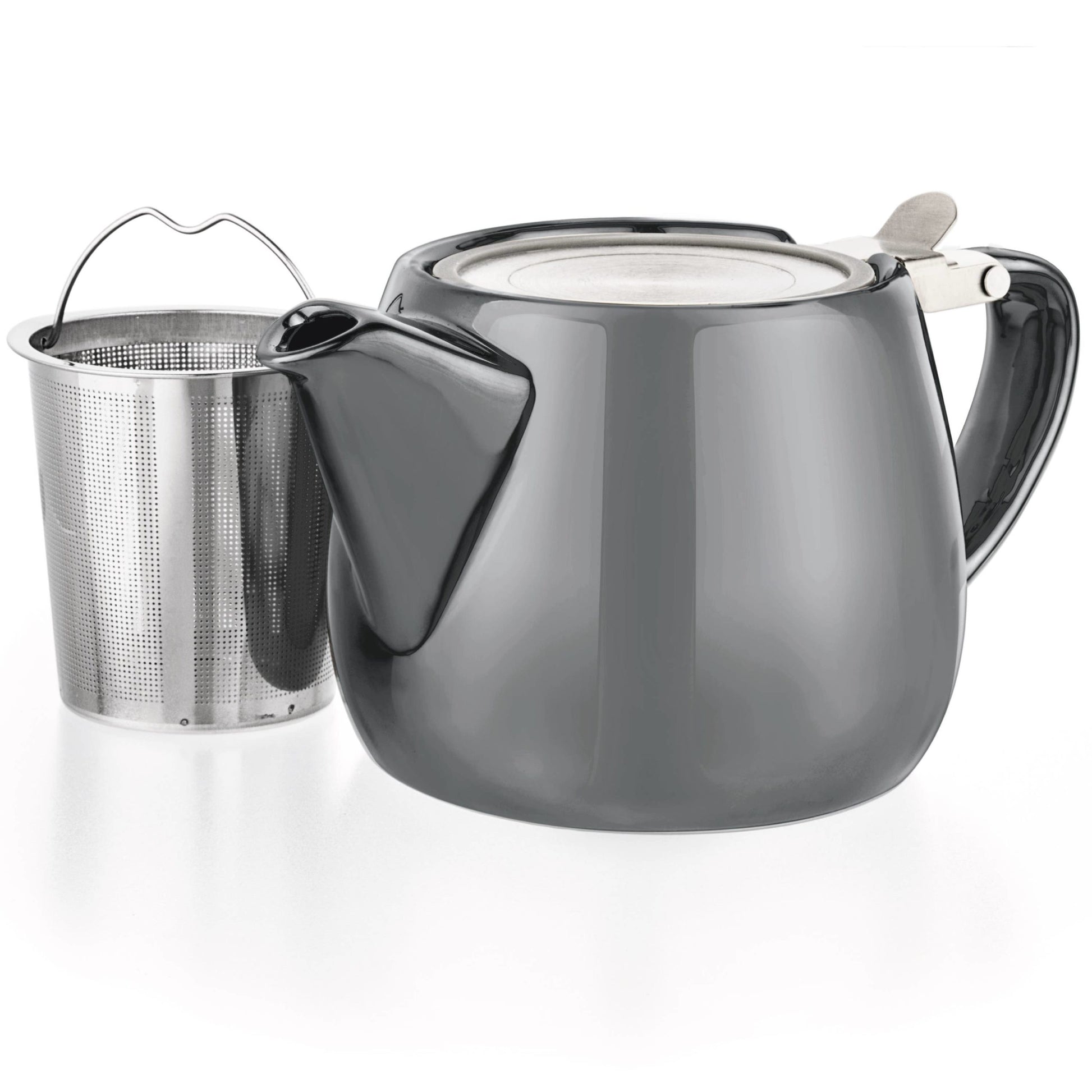 Pluto Grey Teapot with Infuser