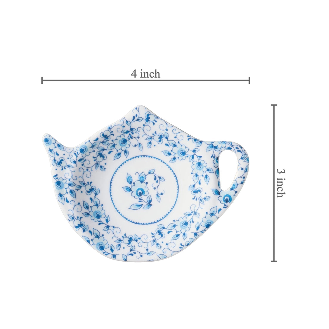 Tea Bag Holder Blue and White Tea Bag Holder