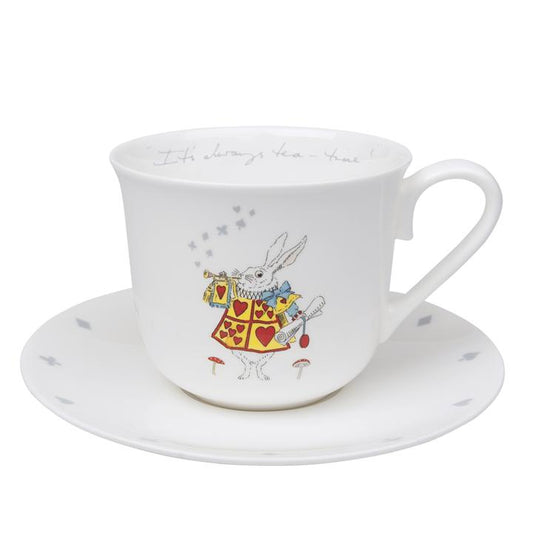 Tea Cup Alice in Wonderland Cup and Saucer