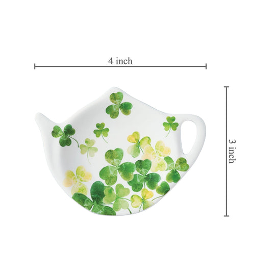 Tea Bag Holder Shamrock Tea Bag Holder