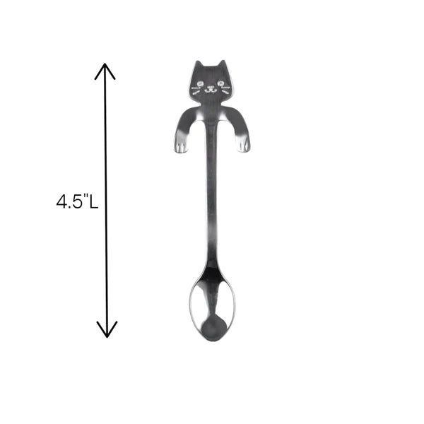 Kitchen Accessory Cat Spoon Black