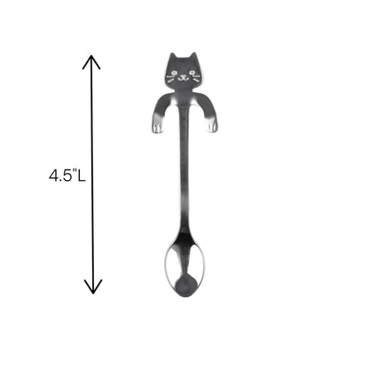Kitchen Accessory Cat Spoon Black
