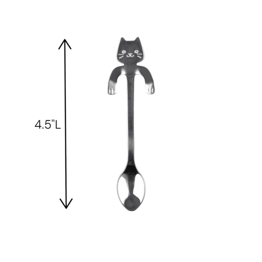 Kitchen Accessory Cat Spoon Black