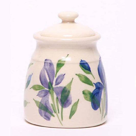 Sugar Jar Field of Iris Sugar Jar