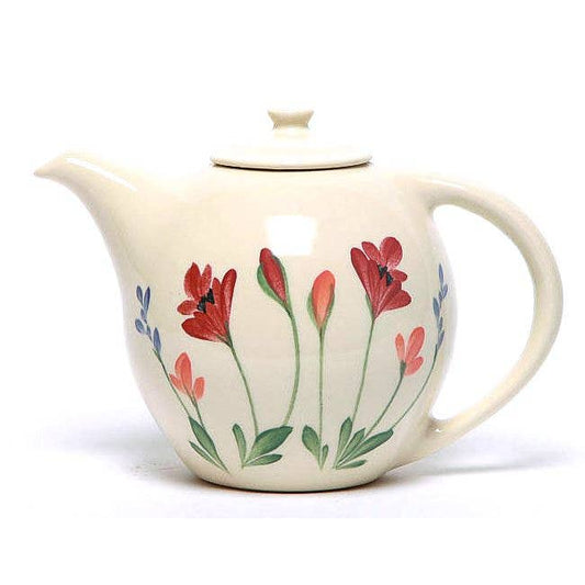 Red Poppy Teapot