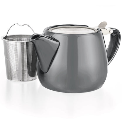 Pluto Grey Teapot with Infuser