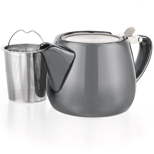 Pluto Grey Teapot with Infuser