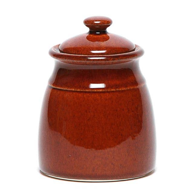 Sugar Jar Copper Clay Sugar Jar