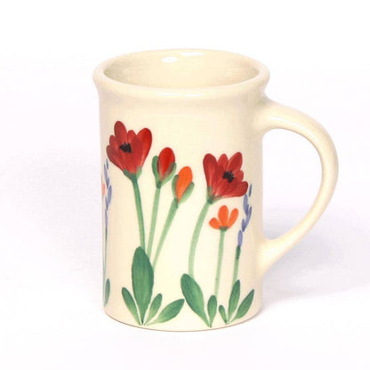 Tea Cup Red Poppy Mug