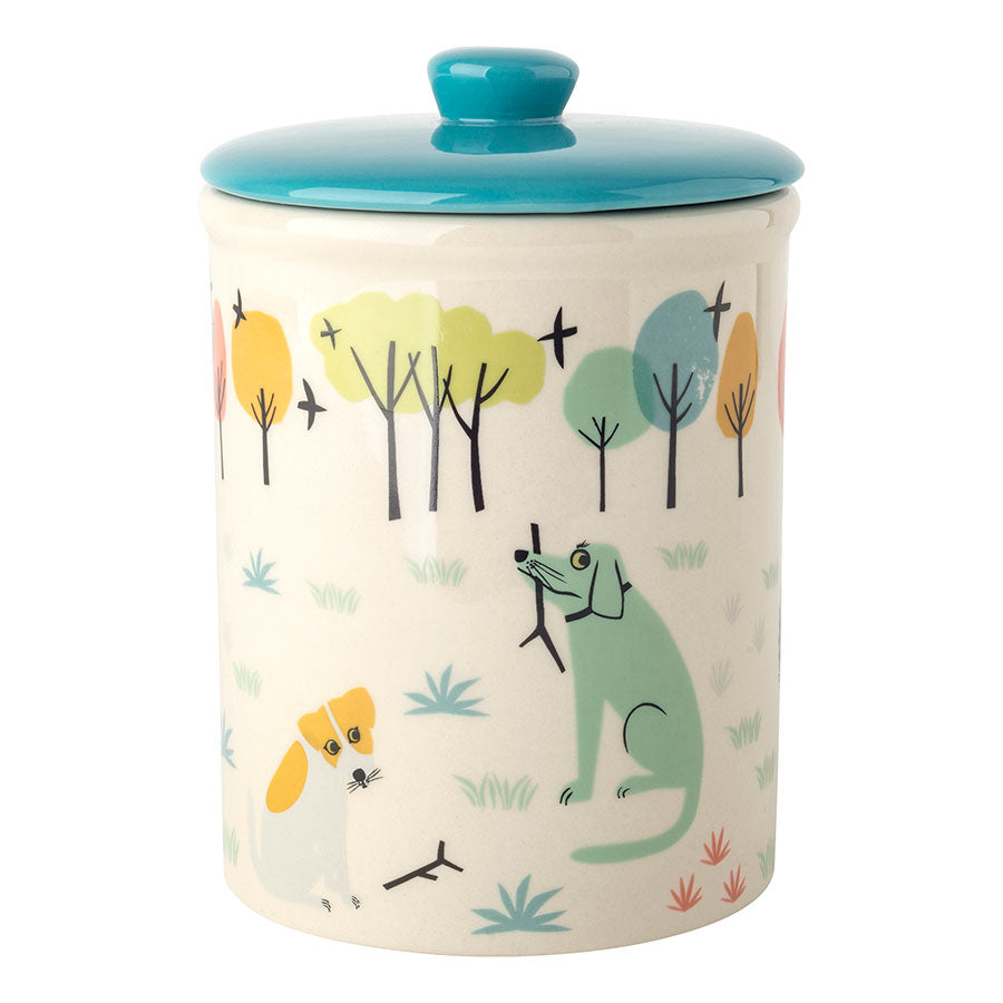 Retro Dog Treat Jar