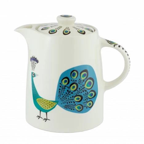 Retro Peacock Teapot