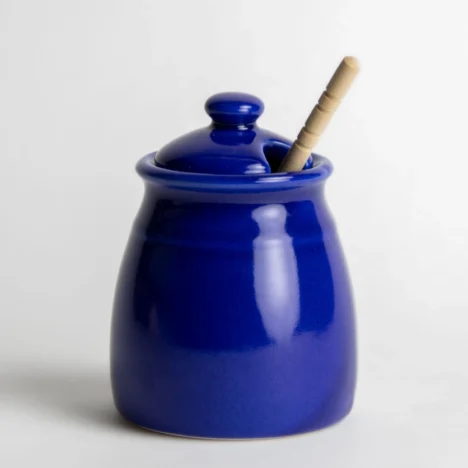 American Blue Honey Pot